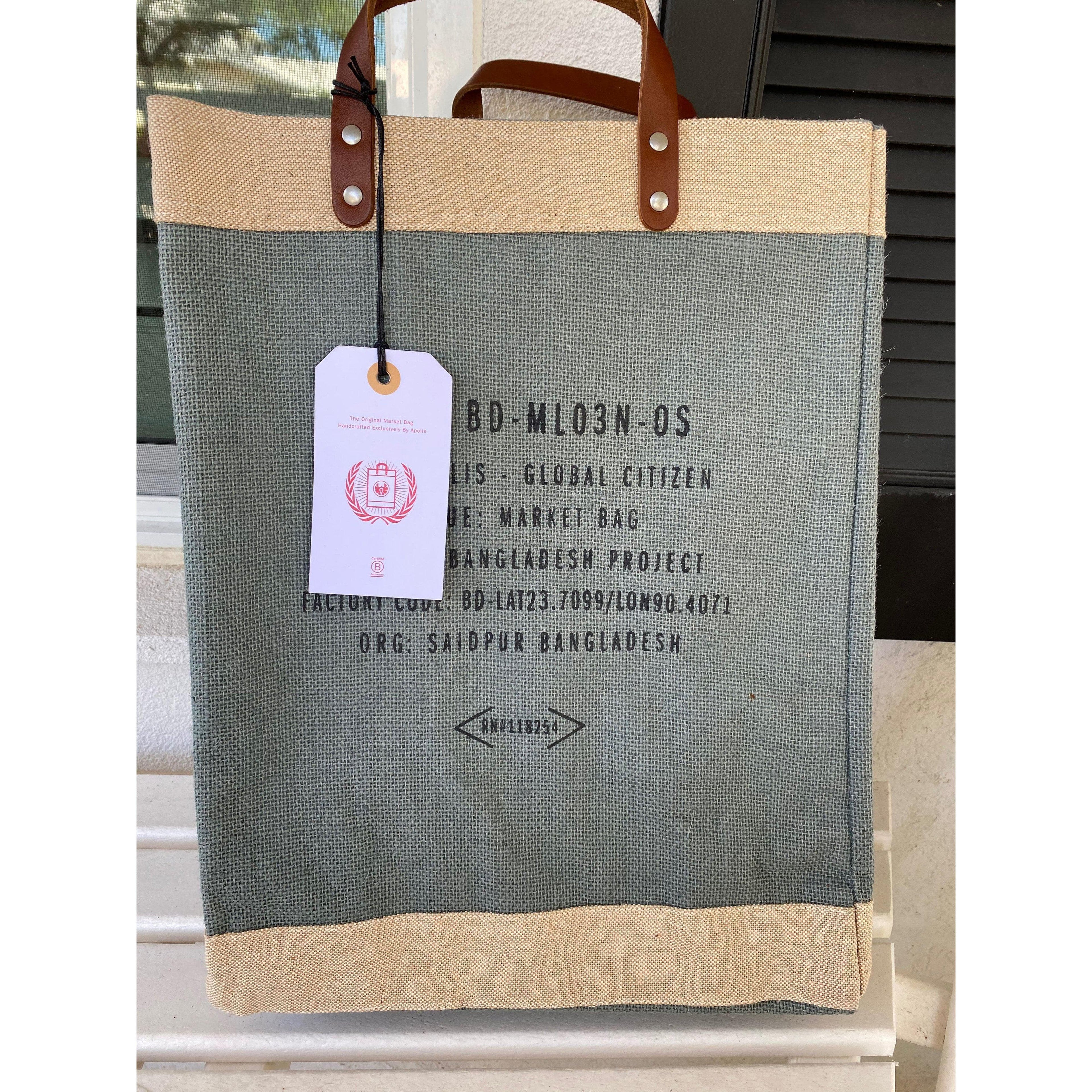 Apolis Jupiter Florida Market Bag - Cool Gray