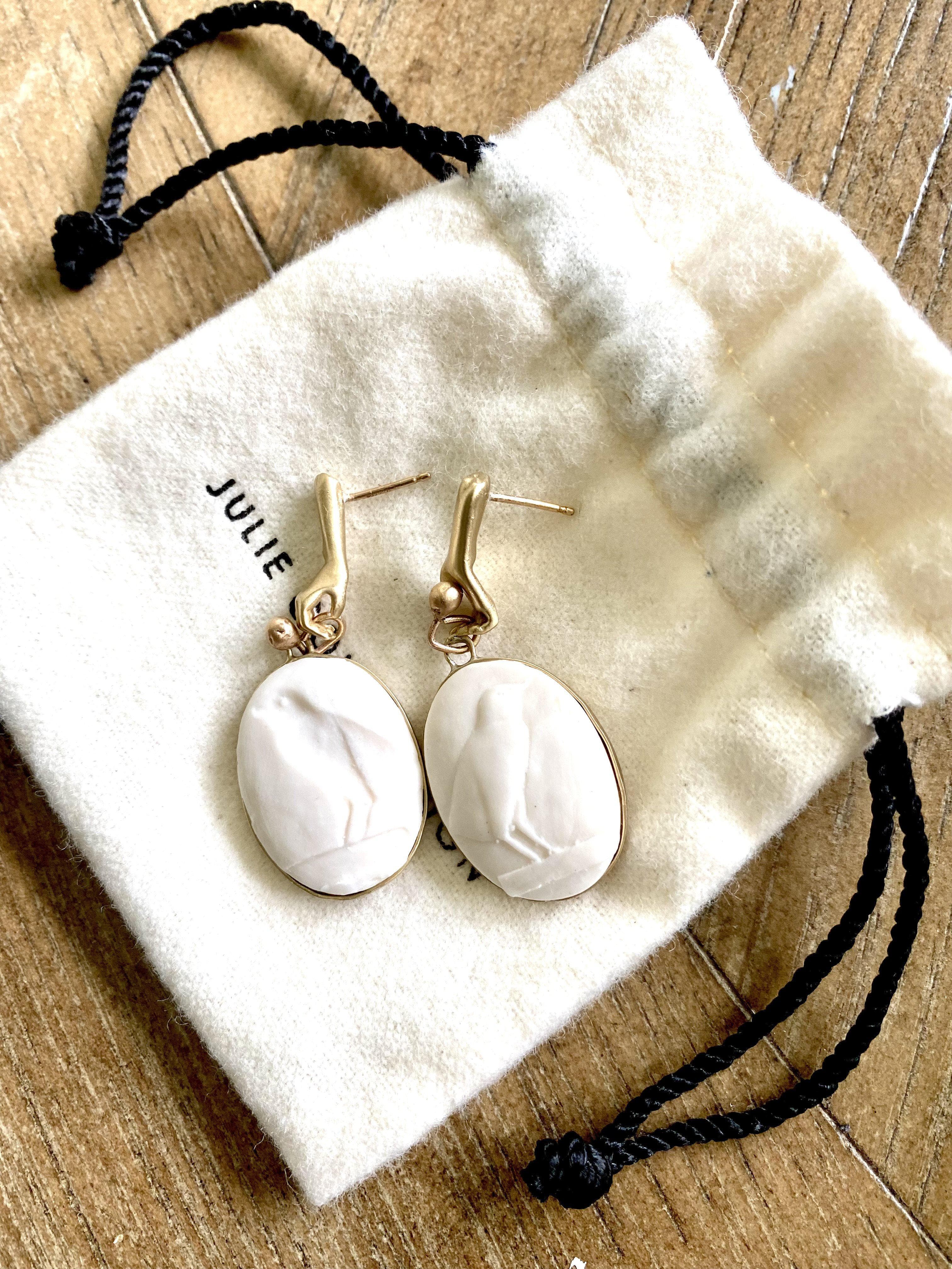 Bird in Hand Earrings