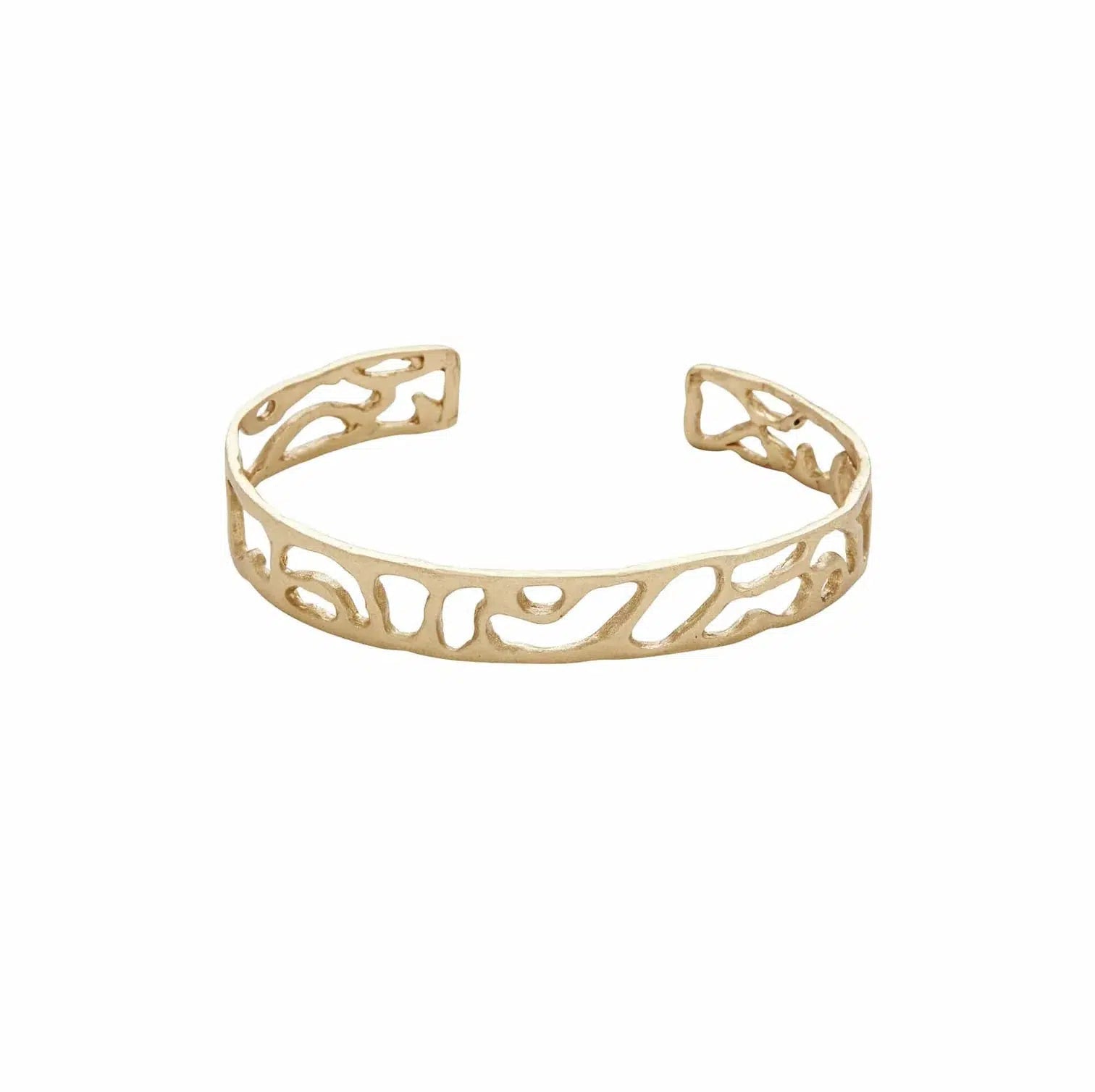 Brutalist Logo Cuff: Women's Designer Bracelets