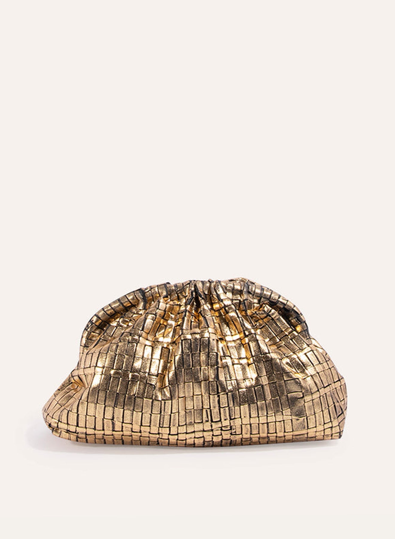 Game Handbag Clutch - Metallic Ribbon