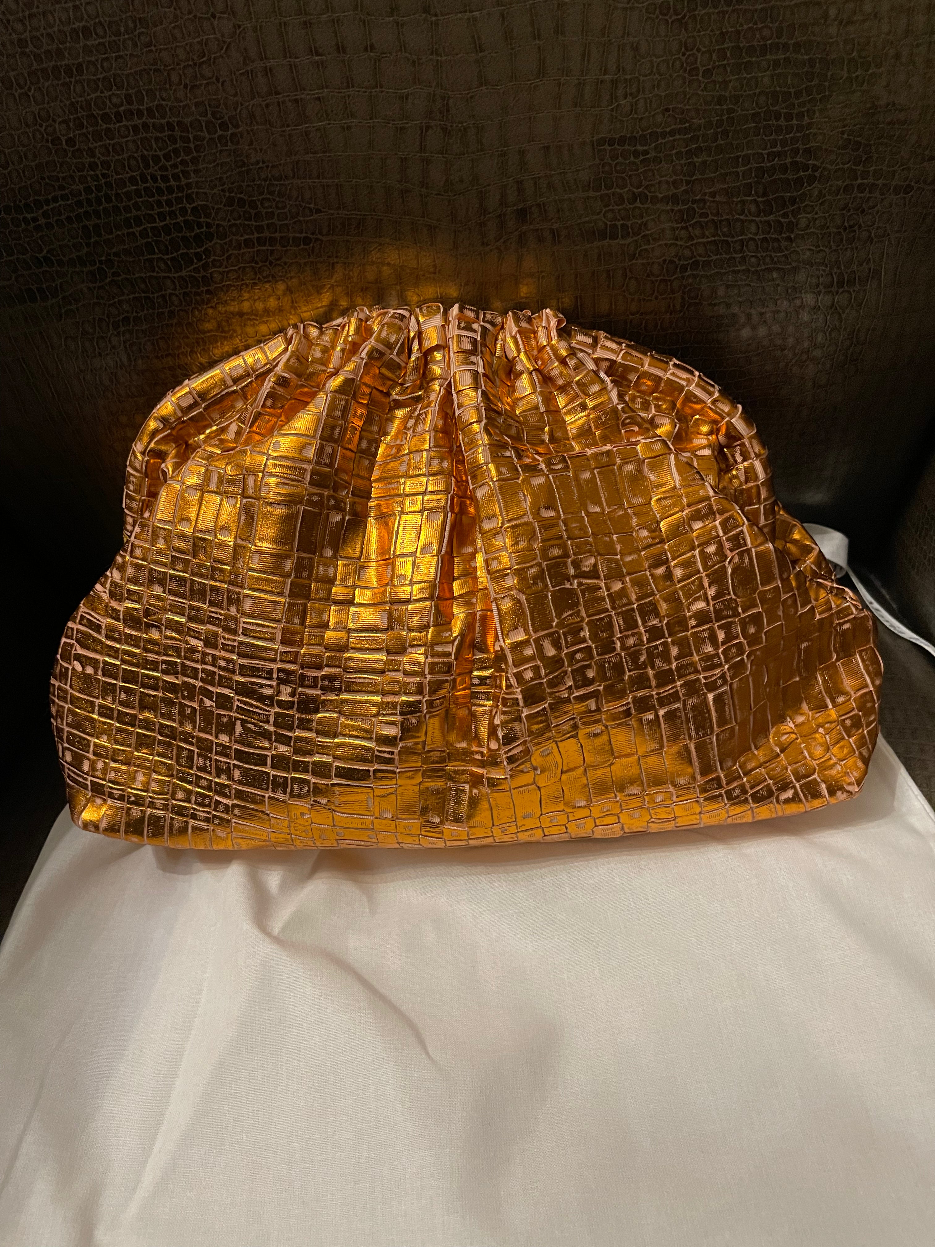 Game Handbag Clutch - Metallic Ribbon - Lucette Collection