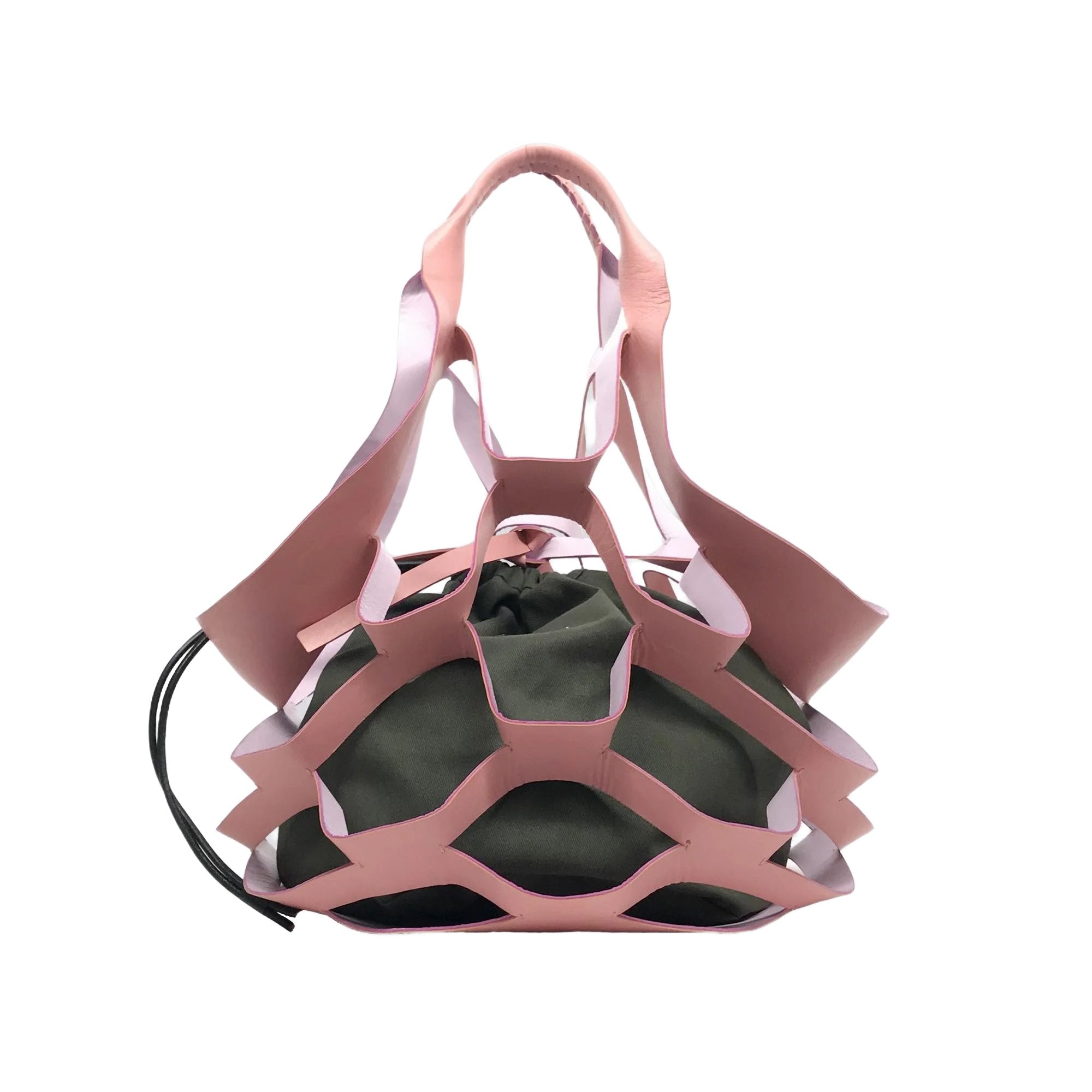 Rajasthan Large Handbag in Dawn Pink x Flamingo