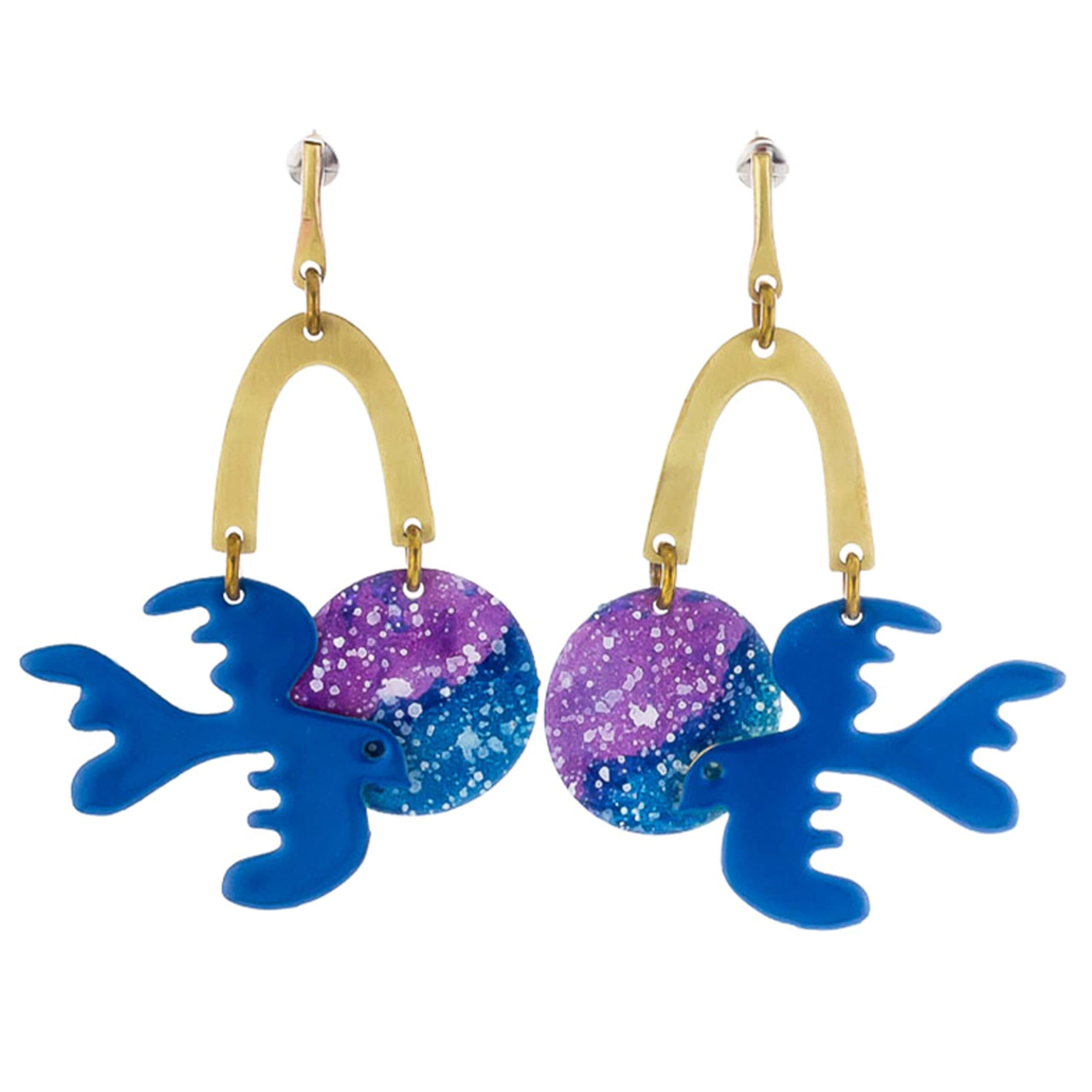 Sunset Birdie Earrings