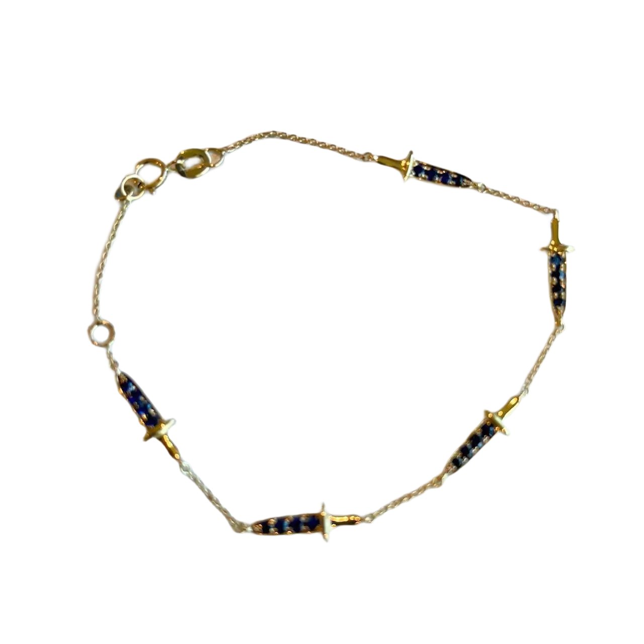 Sword Bracelet - Sapphire