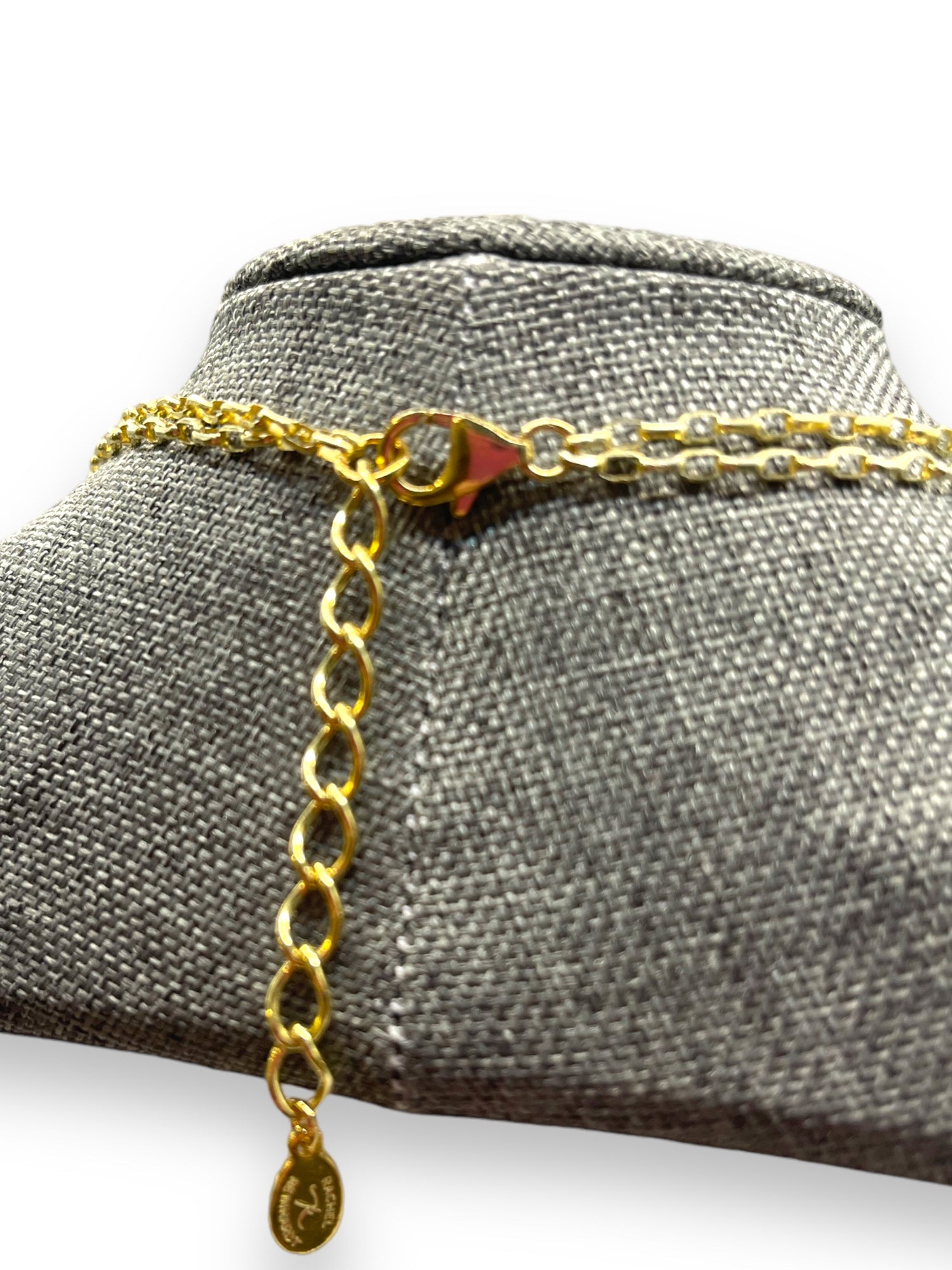 Asymmetrical Pave Diamond Moon Necklace - Lucette Collection