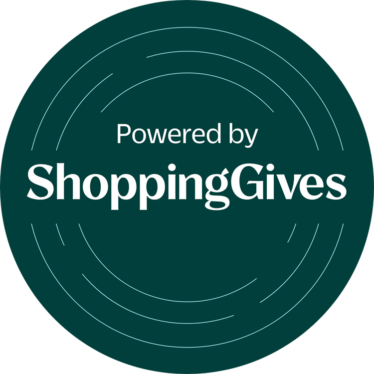 Powered by Shopping Gives Badge