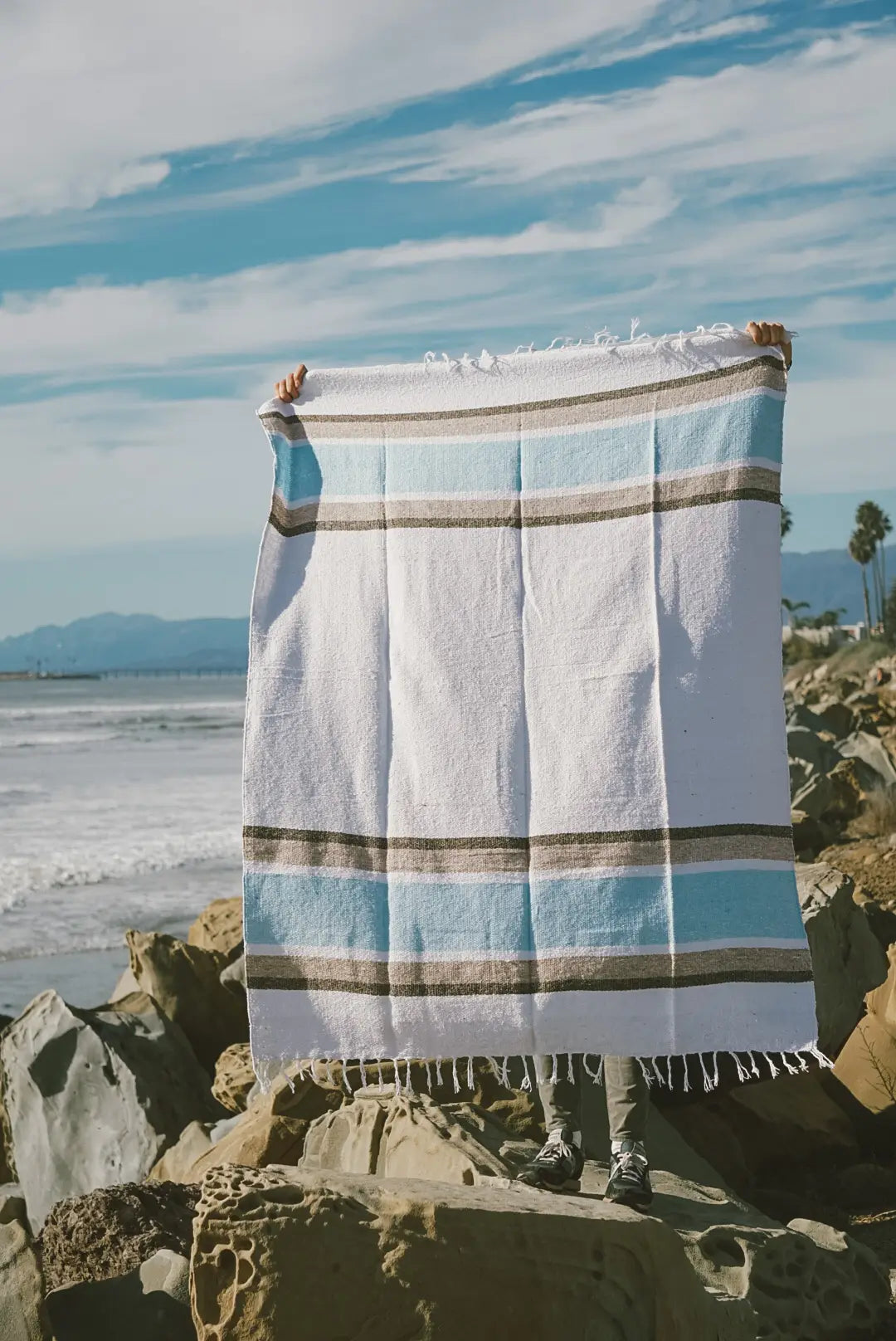 Seaward - Sustainable Throw Blanket - Lucette Collection