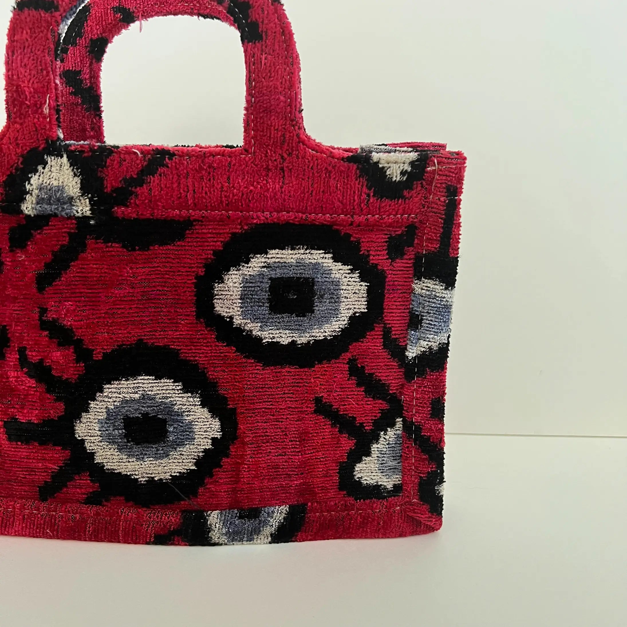 Red Eye Small Silk Tote - Lucette Collection