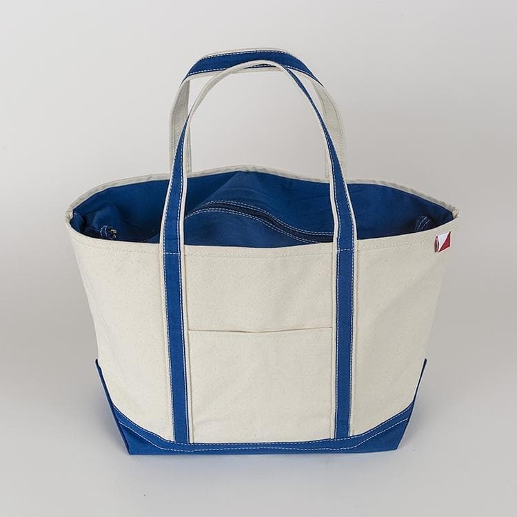 ShoreBags Large Canvas Boat Tote ,Navy