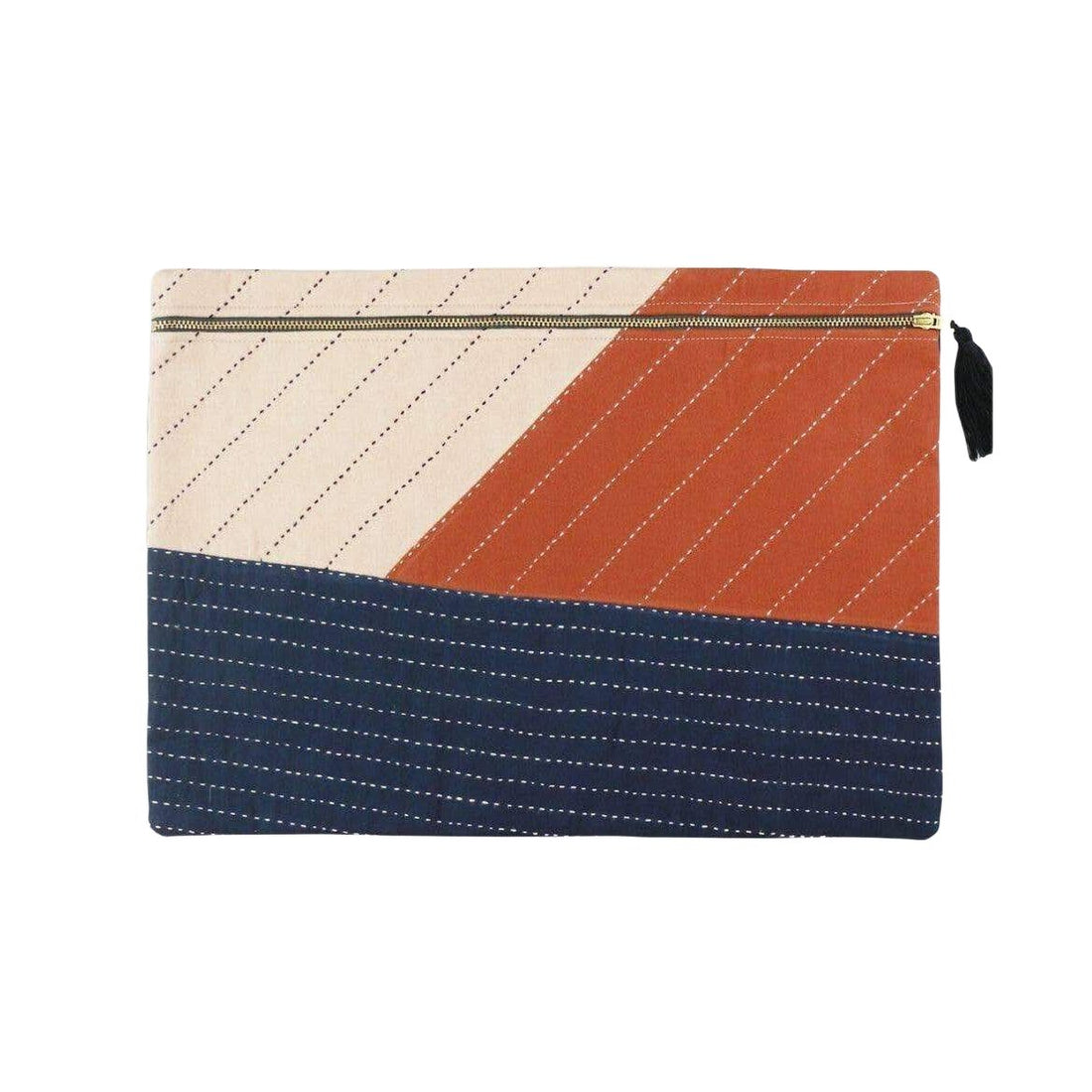 Colorblock Oversided Pouch Clutch