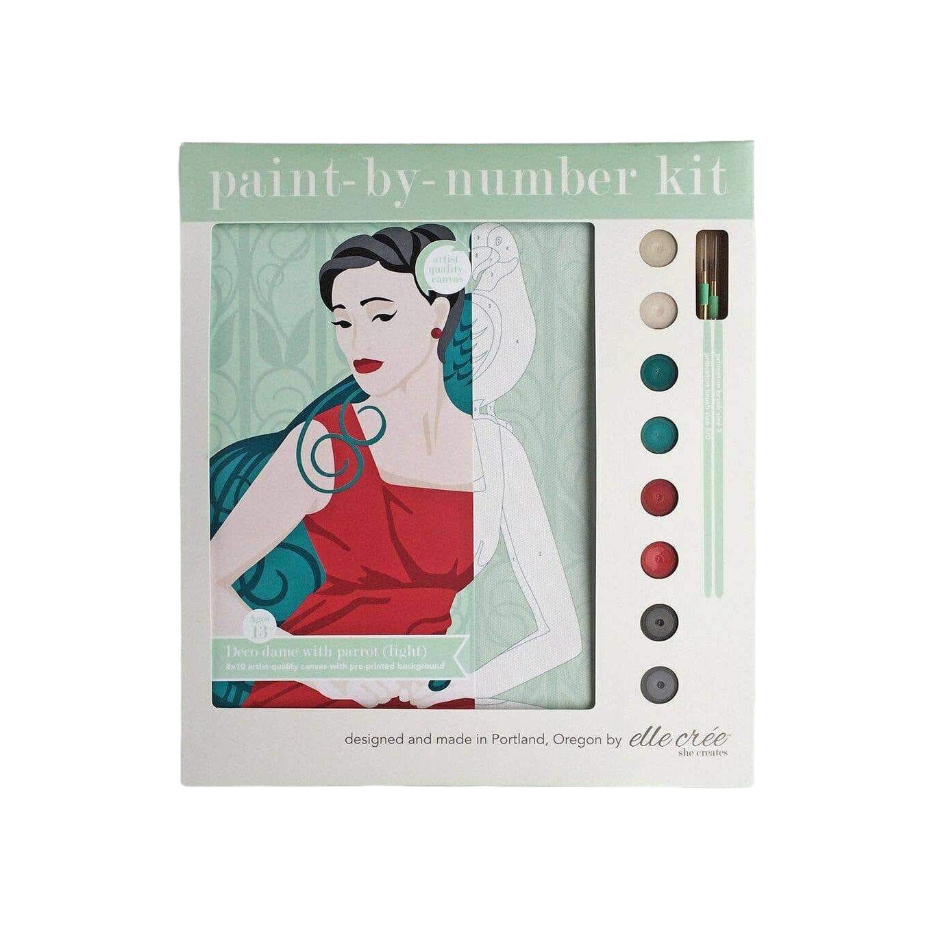 Deco Dame Paint-by-Number Kit