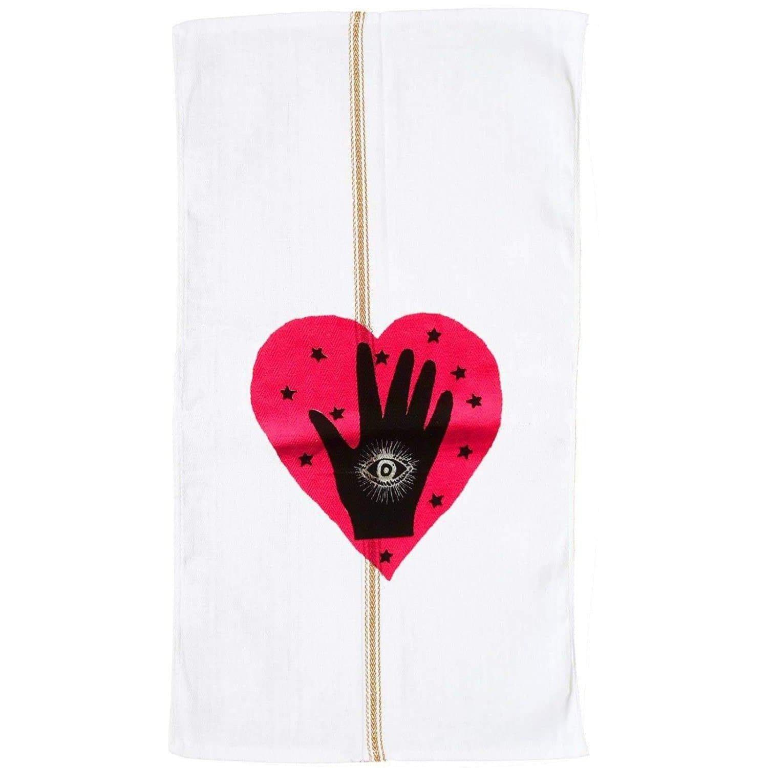 Eye Heart Tea Towel