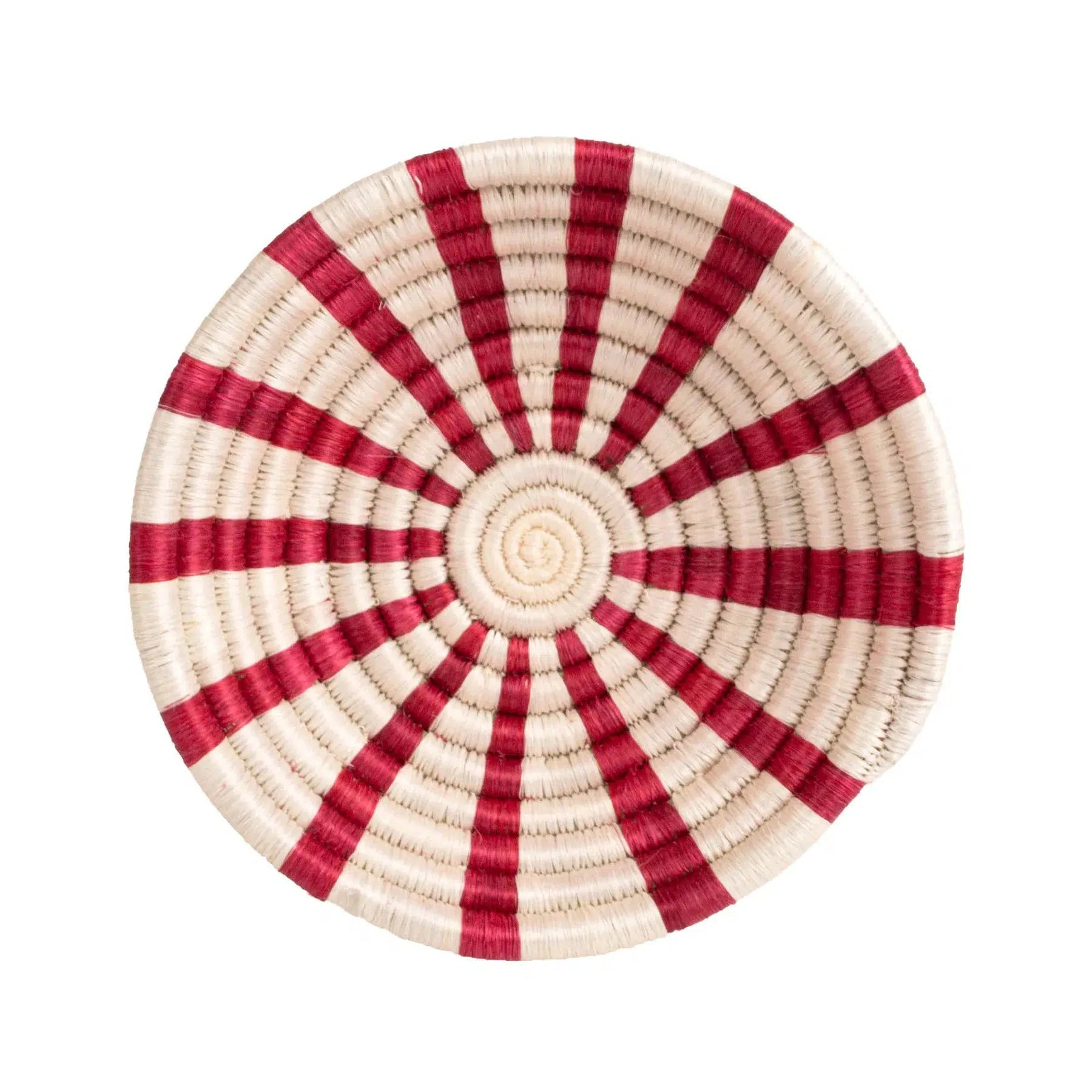 Holiday Woven Bowl - Peppermint 6&quot;