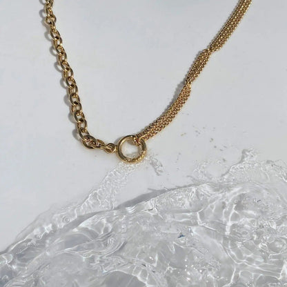Jasper Multi Chain Necklace