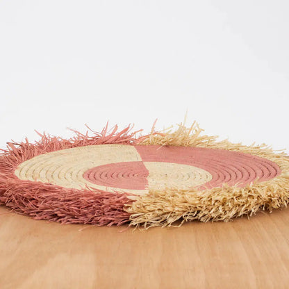 Large Blossom Fringed Wall Disc