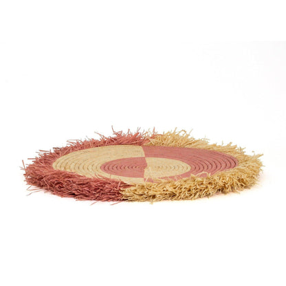 Large Blossom Fringed Wall Disc