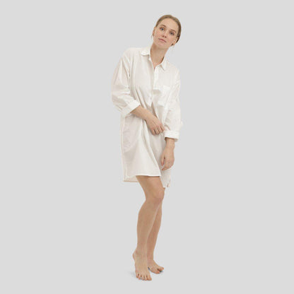 Lina Long Shirt - White