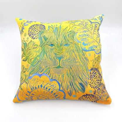Lion Linen Pillow
