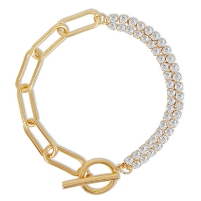 Maeve Multi Chain Toggle Bracelet