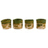 Resortative Greens Napkin Rings - Set of 4 - Lucette Collection