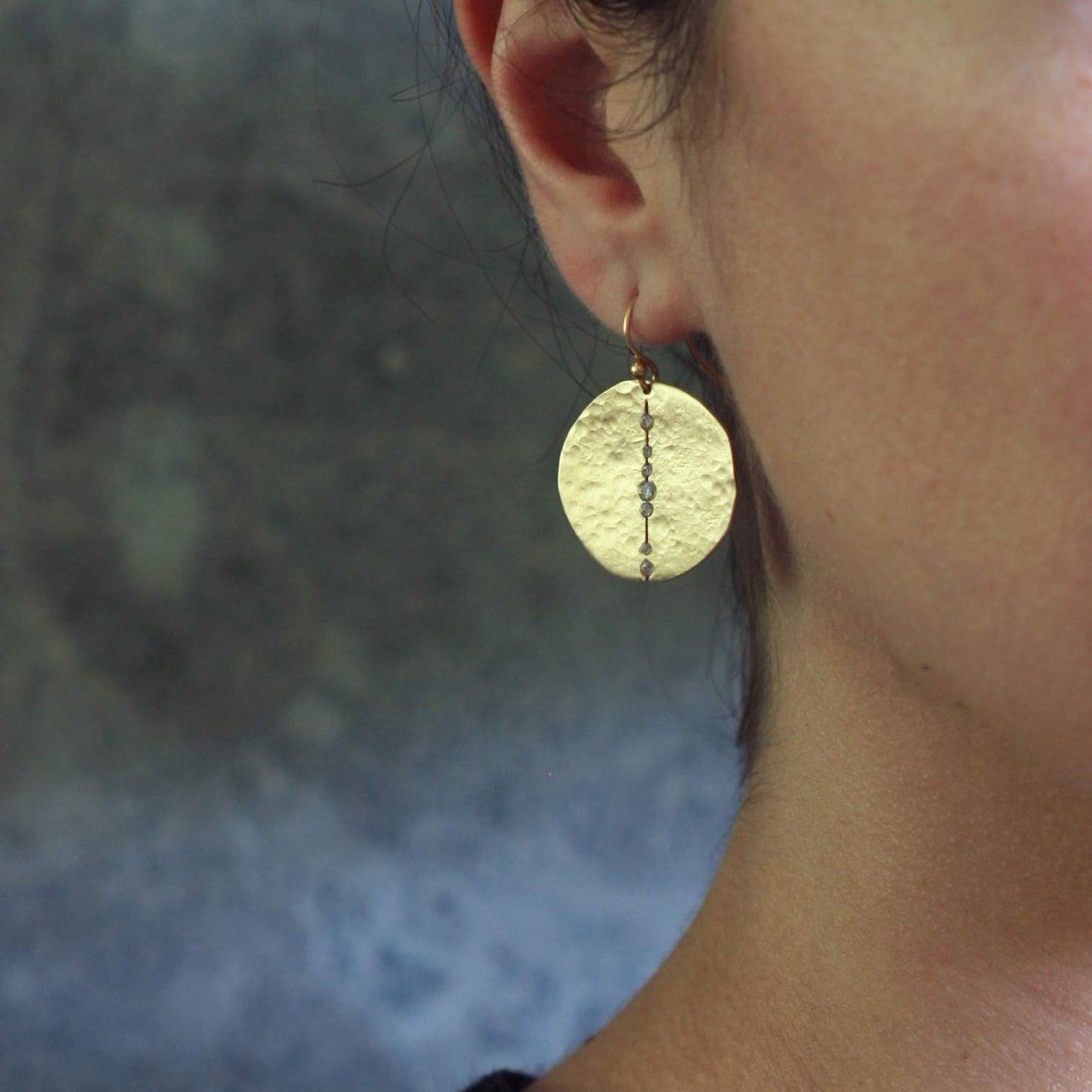 Orbit Bronze Earring