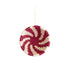 Peppermint Candy Basket Ornament