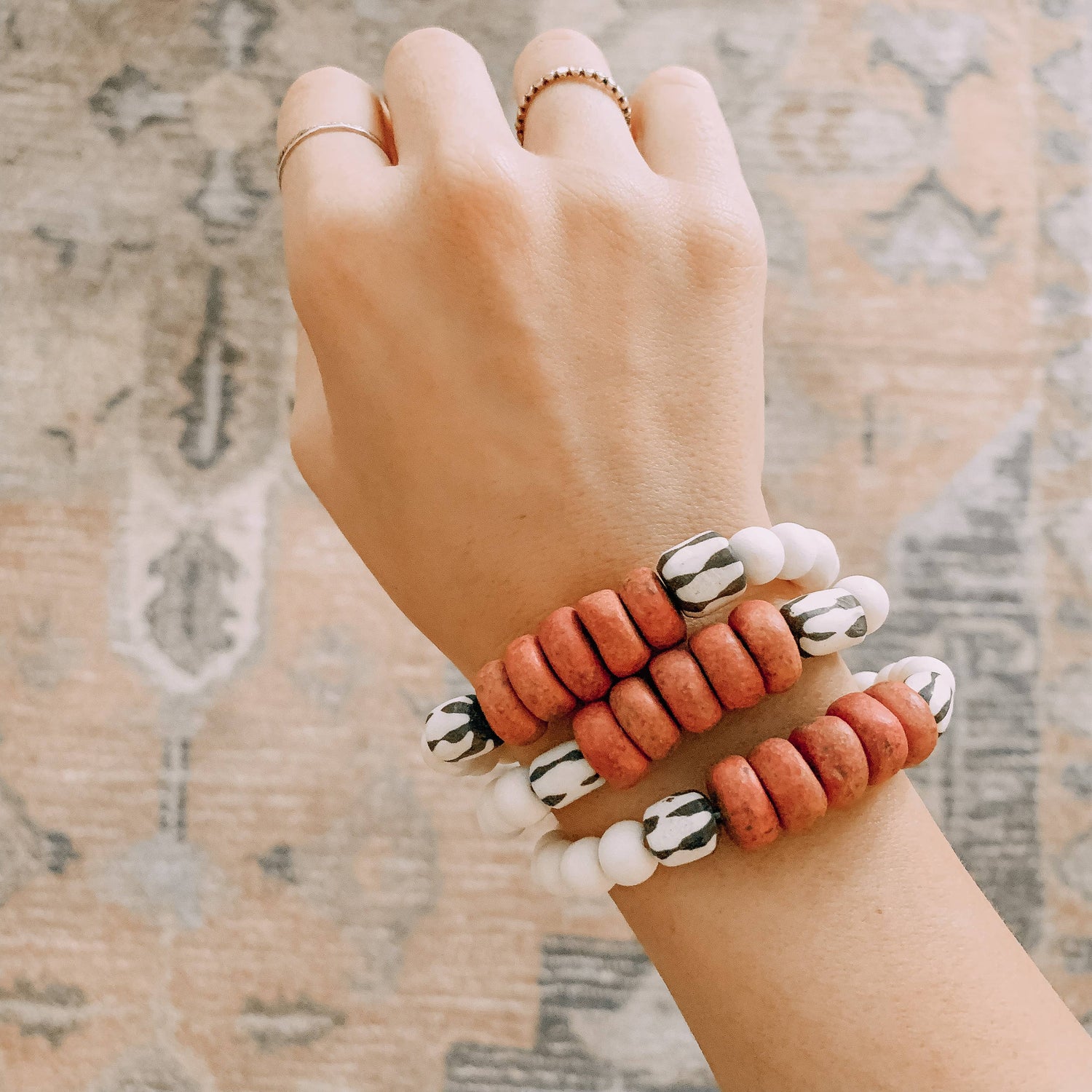 Recycled Collection Terracotta Bracelet