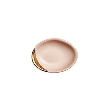 Small Oval Dish in Matte Pink