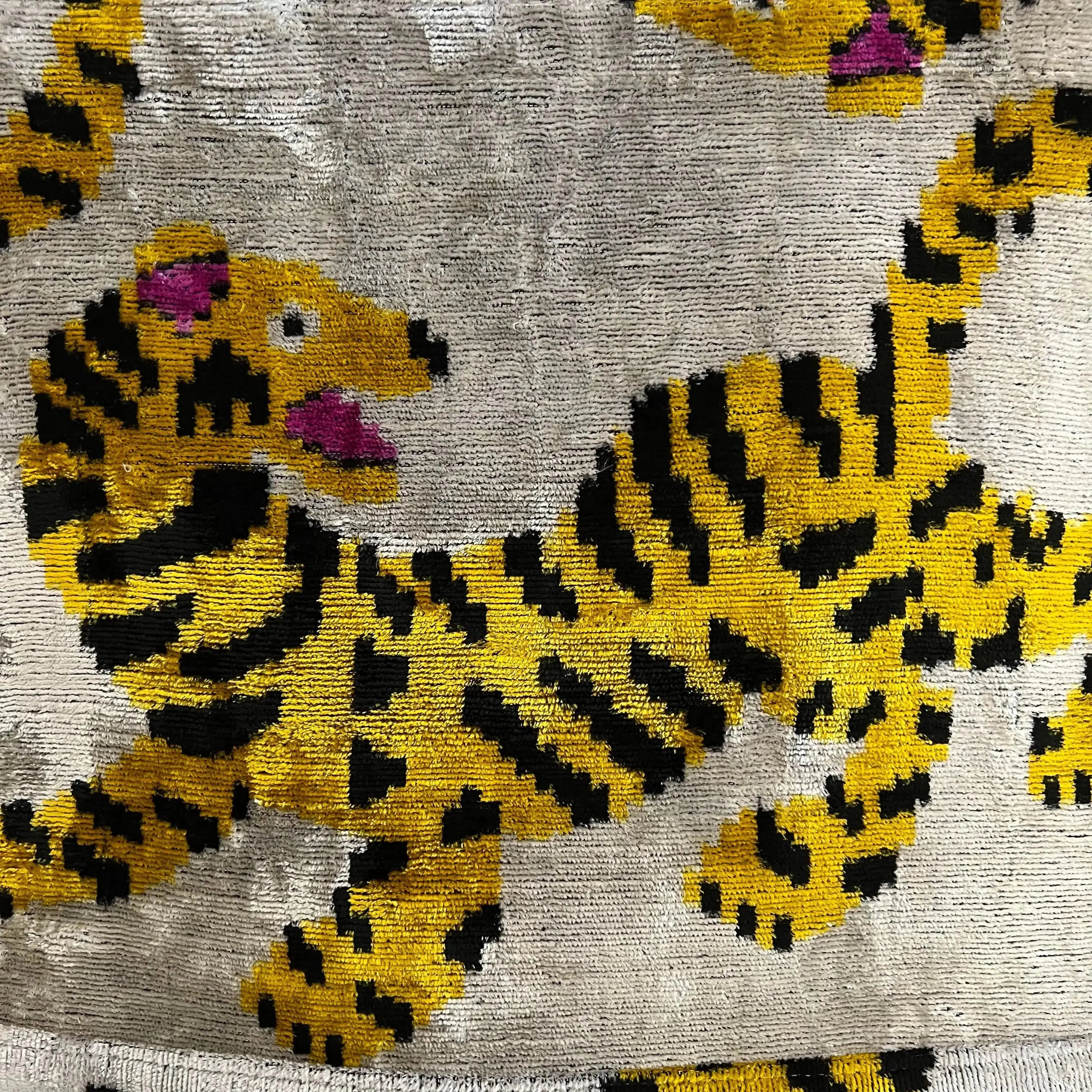 Tiger Large Tote Silk Bag