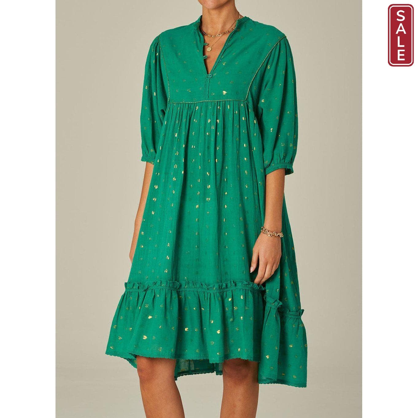 Zadie Midi Dress - Green