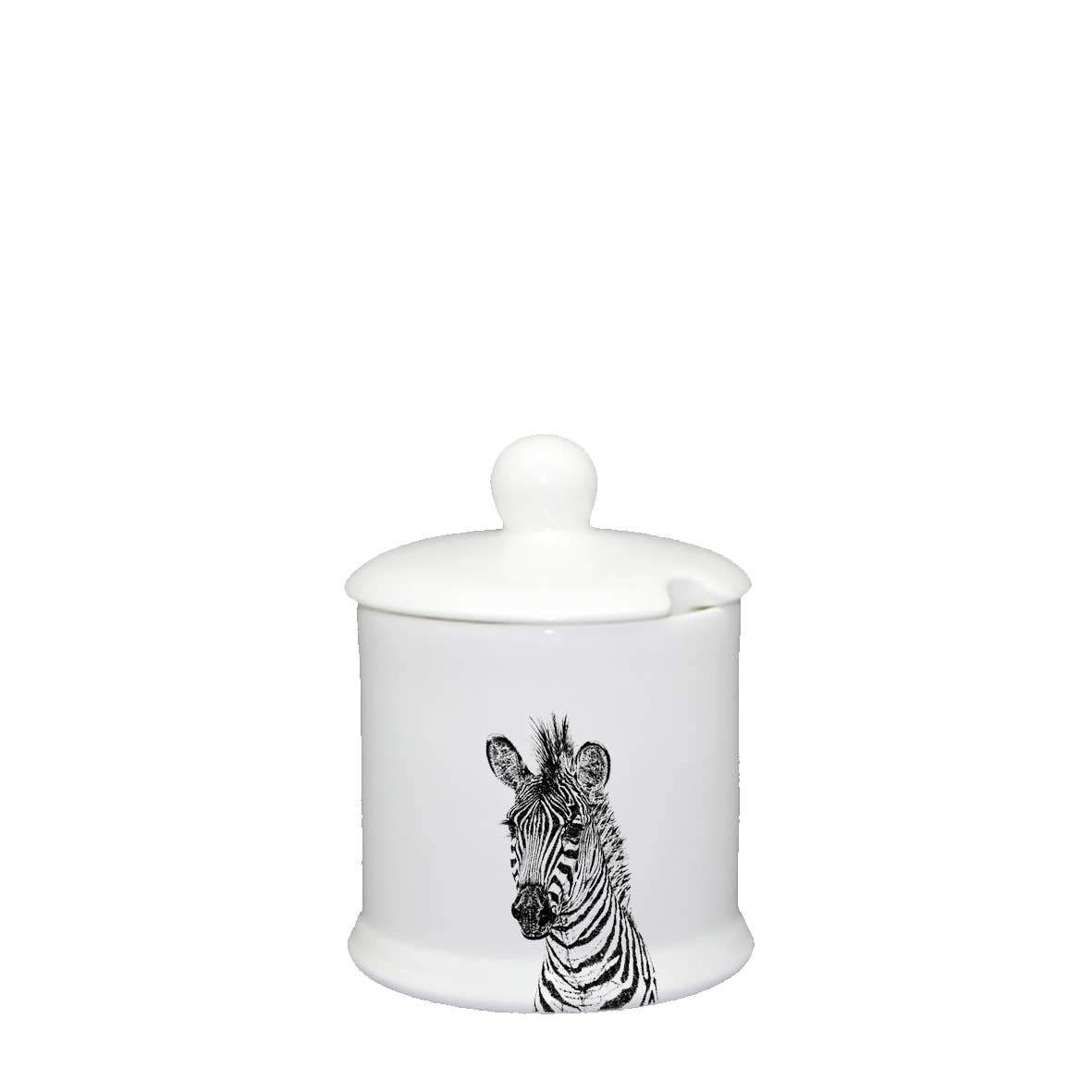 Zebra Condiment Jar, 5.3 fl oz W/Lid