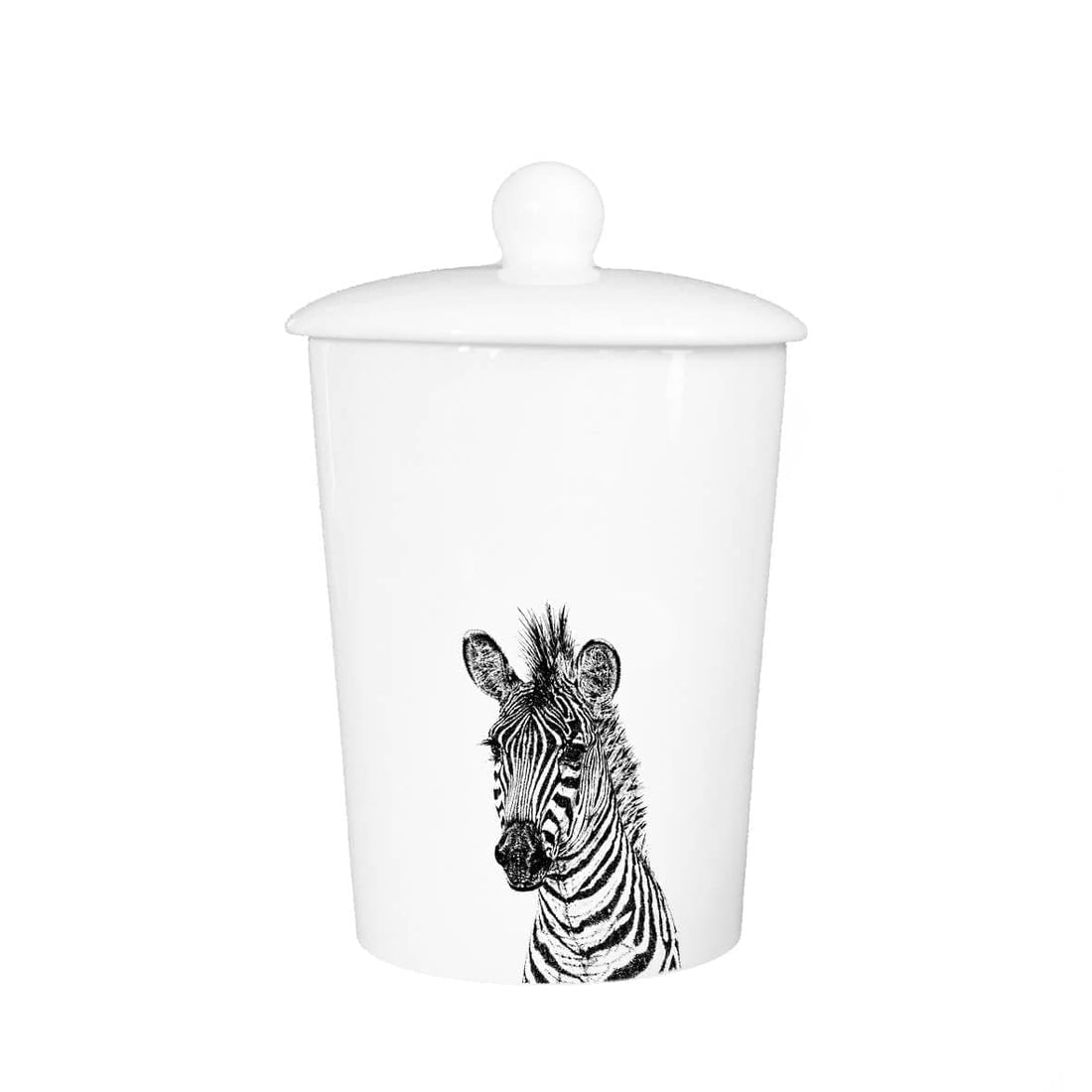 Zebra Storage Jar